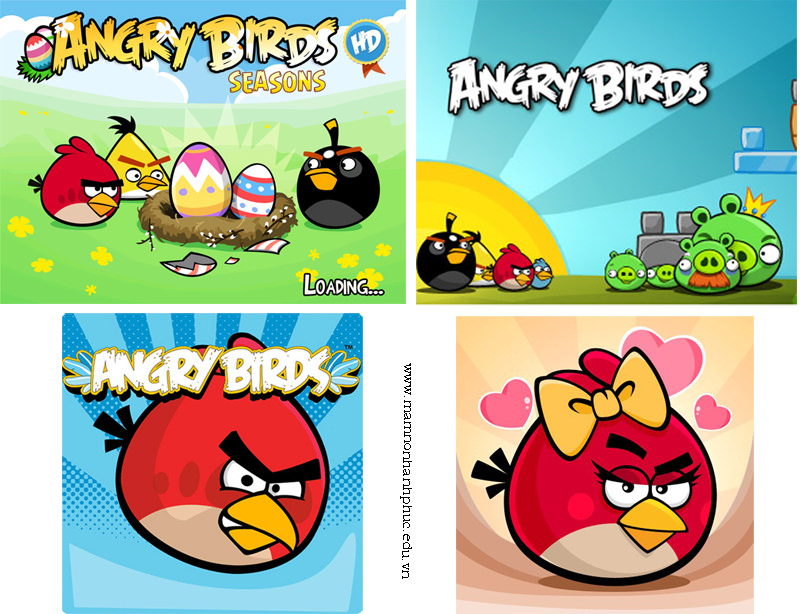 Tô màu chim Angry Birds