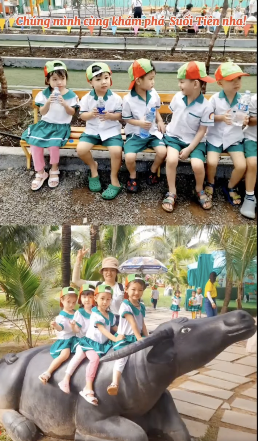 Lớp Mầm 2 tham quan KDL Suối Tiên