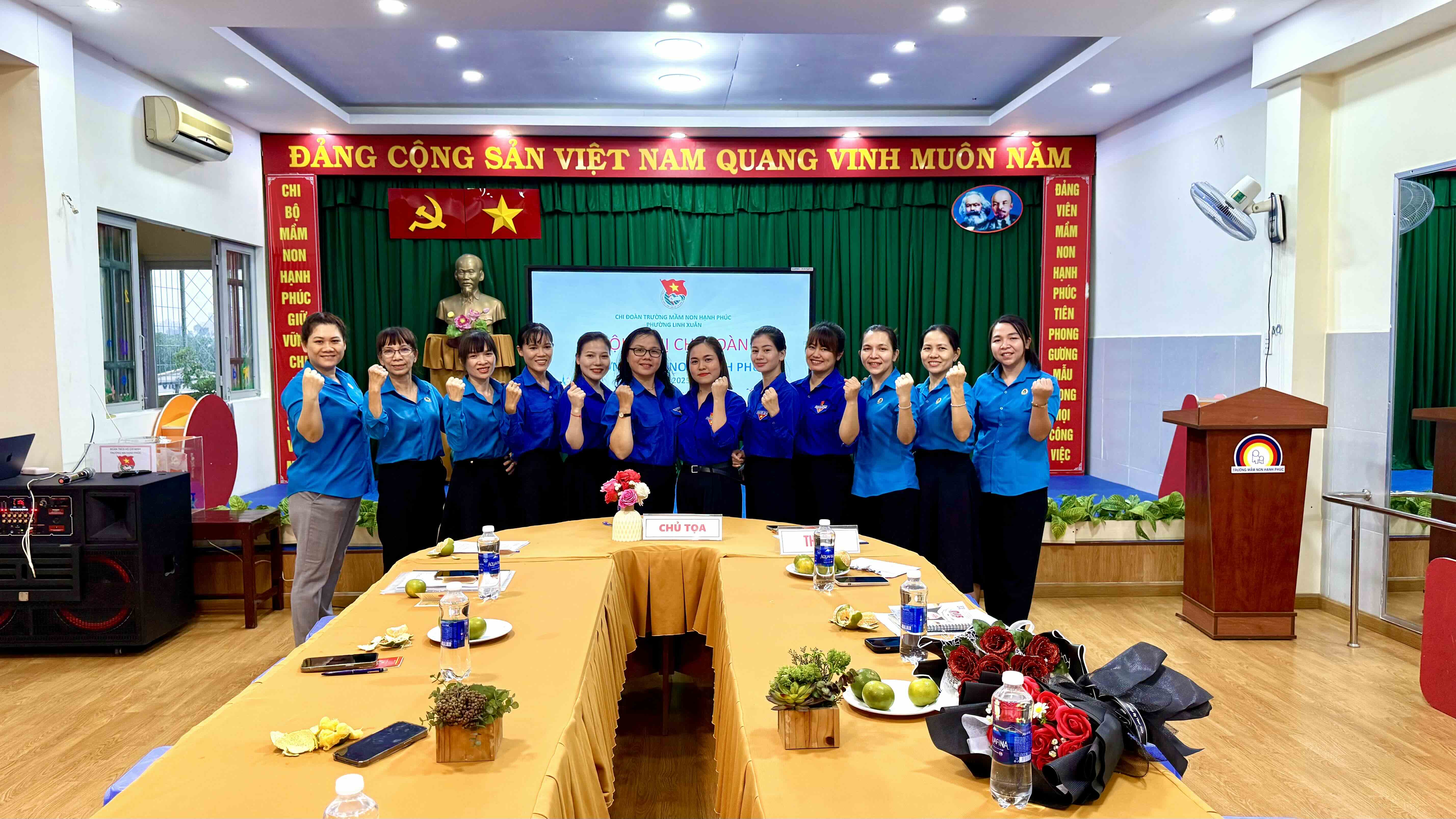 HỘI NGHỊ CHI ĐOÀN TRƯỜNG MẦM NON HẠNH PHÚC NHIỆM KỲ 2025 – 2026