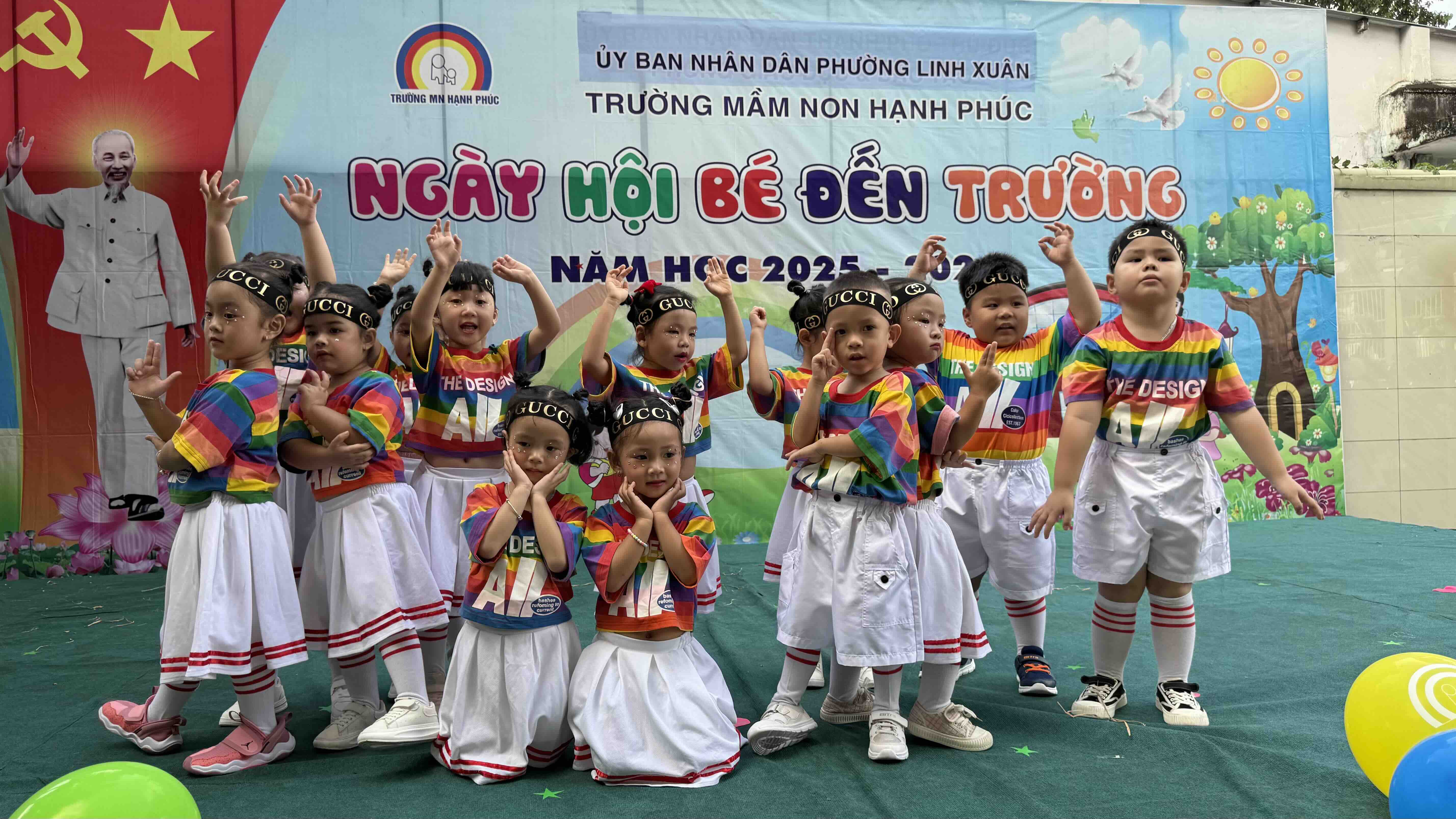 Văn nghệ các bé Khối Chồi chào mừng Ngày hội đến trường NH: 2025-2026
