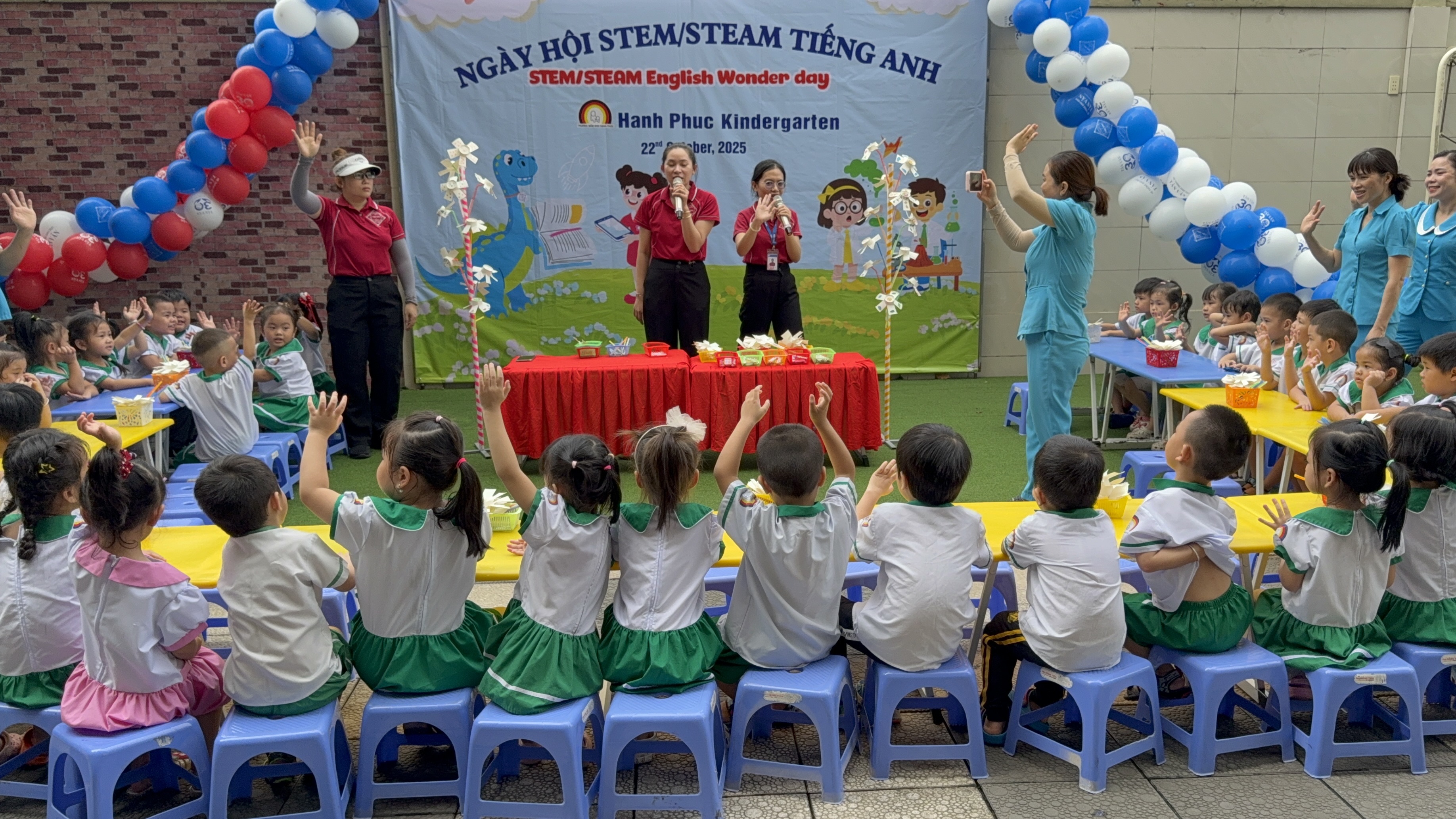 Trường MN HẠNH PHÚC cùng ngày hội STEM WONDER DAY - “NGÀY HỘI STEM DIỆU KỲ”!