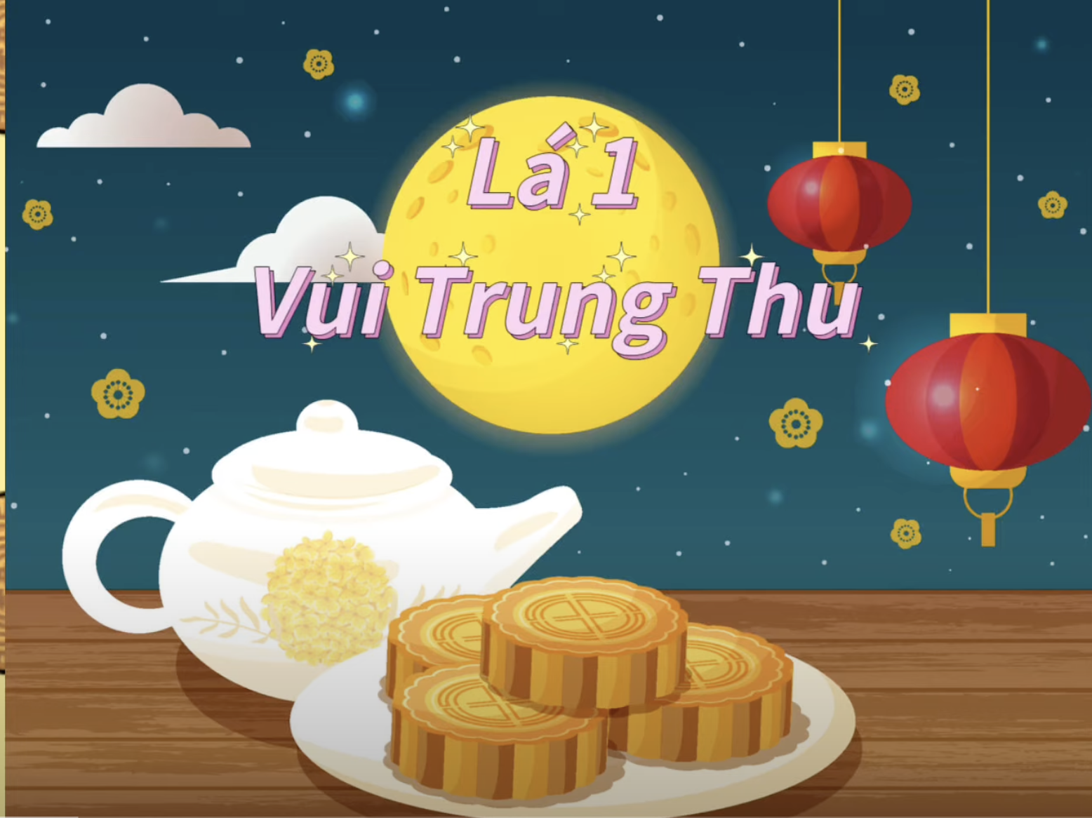 Bé Lớp Lá 1 Trải Nghiệm Làm Bánh Trung Thu Dẻo & Trang Trí Lồng Đèn