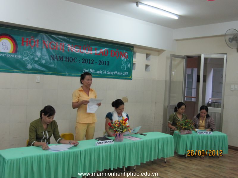 Hội nghị người lao động năm học 2012-2013