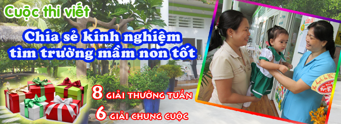 tìm trường mầm non tốt cho con