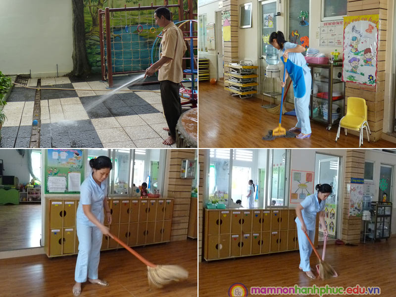 dọn dẹp vệ sinh phòng bệnh