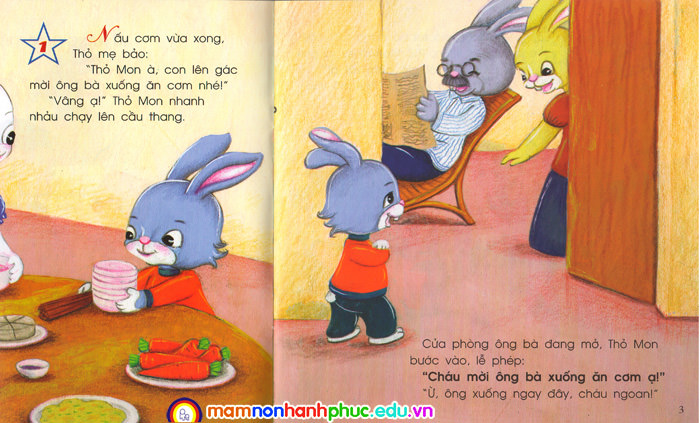 Mời ông bà ăn cơm
