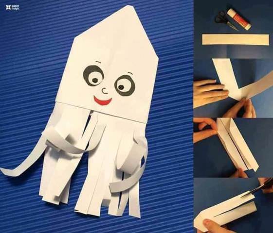 tạo hình động vật bằng giấy