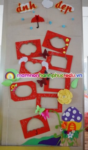 Trang tri lop mam non Hạnh Phúc Thủ Đức