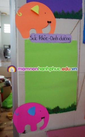 Trang tri lop mam non Hạnh Phúc Thủ Đức