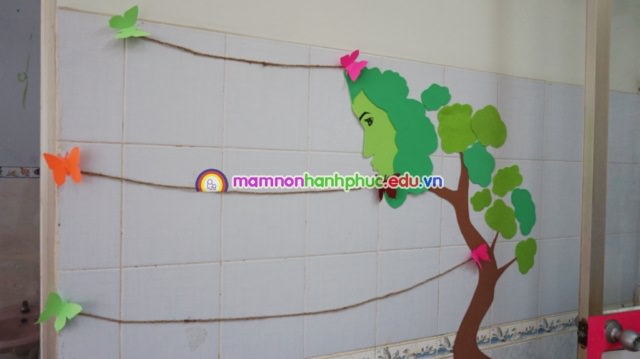 Trang tri lop mam non Hạnh Phúc Thủ Đức