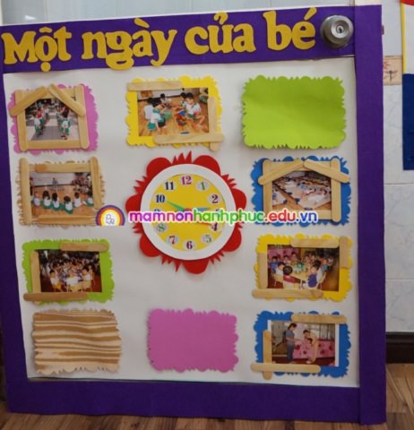 Trang tri lop mam non Hạnh Phúc Thủ Đức