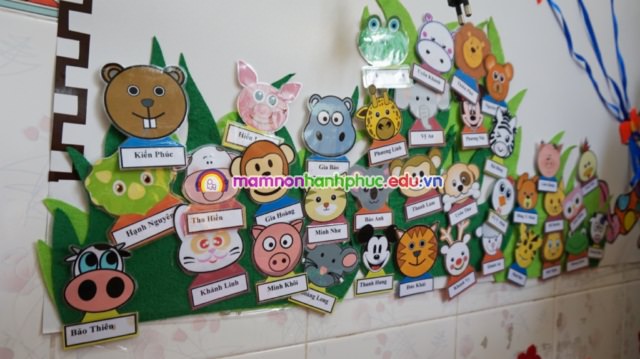 Trang trí góc lớp mầm non năm học 2015-2016