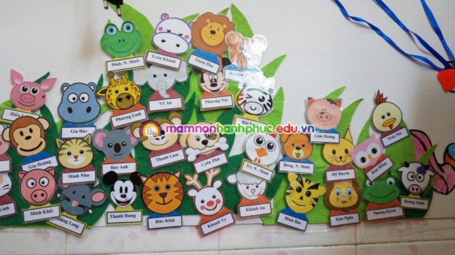 Trang trí góc lớp mầm non năm học 2015-2016