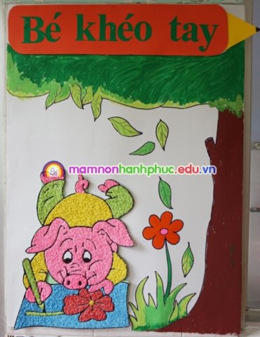 Trang trí góc lớp mầm non năm học 2015-2016