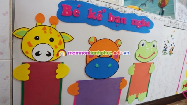 Trang trí góc lớp mầm non năm học 2015-2016